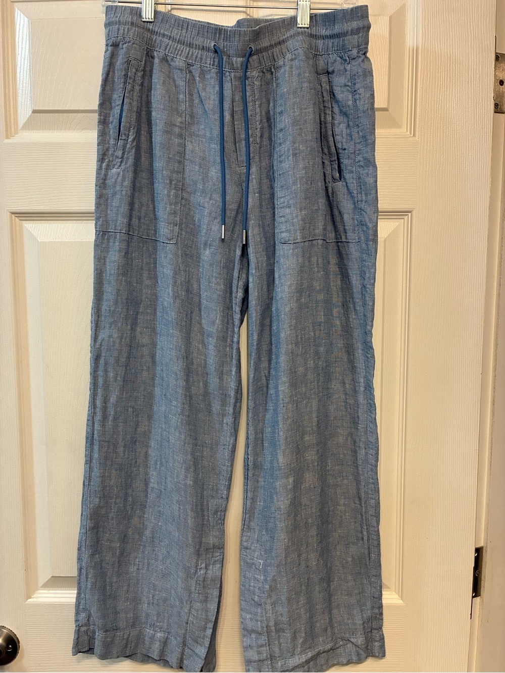 Athleta Retreat Wide Leg Linen Pants